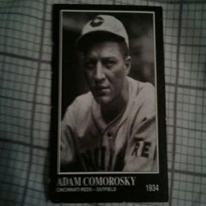 1934 Adam comorosky baseball card